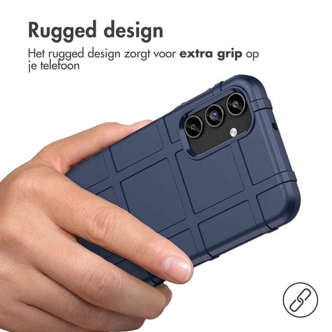 imoshion Rugged Shield Backcover voor de Samsung Galaxy A15 (5G/4G) - Donkerblauw