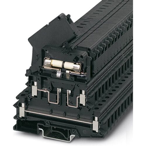 Phoenix Contact 3007217 Zekering-serieklem 8.2 mm Schroeven Zwart 50 stuk(s)