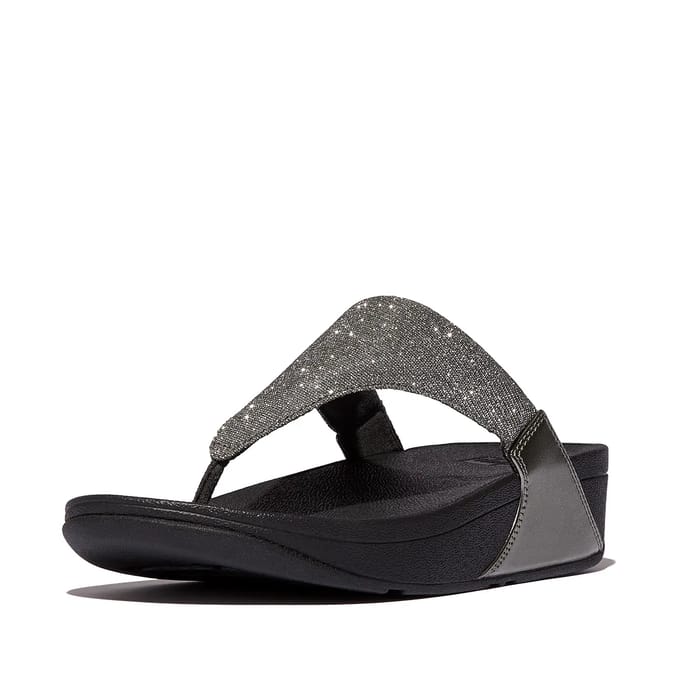 FitFlop Lulu Shimmerlux Toepost Teenslippers Dames