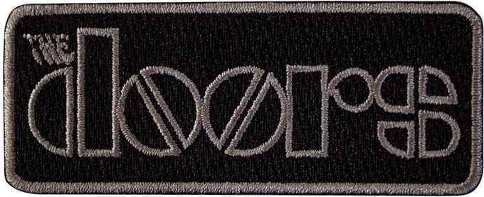 The Doors - Bordered Logo Patch - Zwart