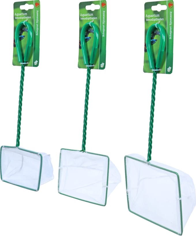 De Boon Schepnet Nylon Fijnmazig Wit 12,5CM