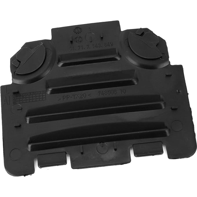 Cache de Phare d'Accès à la Ventilation Passager 51717143849 Convient pour E82 E88 E90 E91 M3 325i 330i 328i black