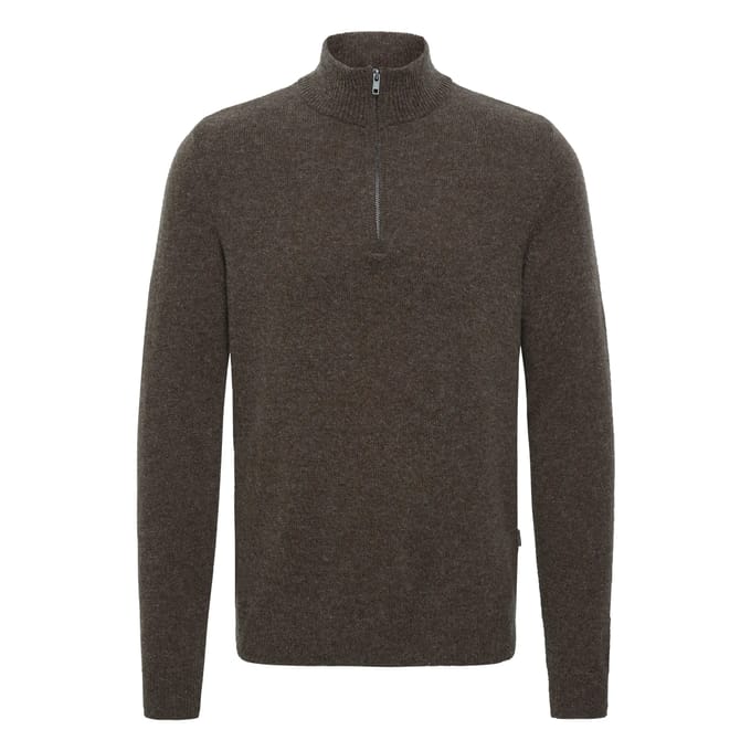 Blend - BHBRANKO HALFZIPP KNIT NOOS - Heren - Gebreide truien
