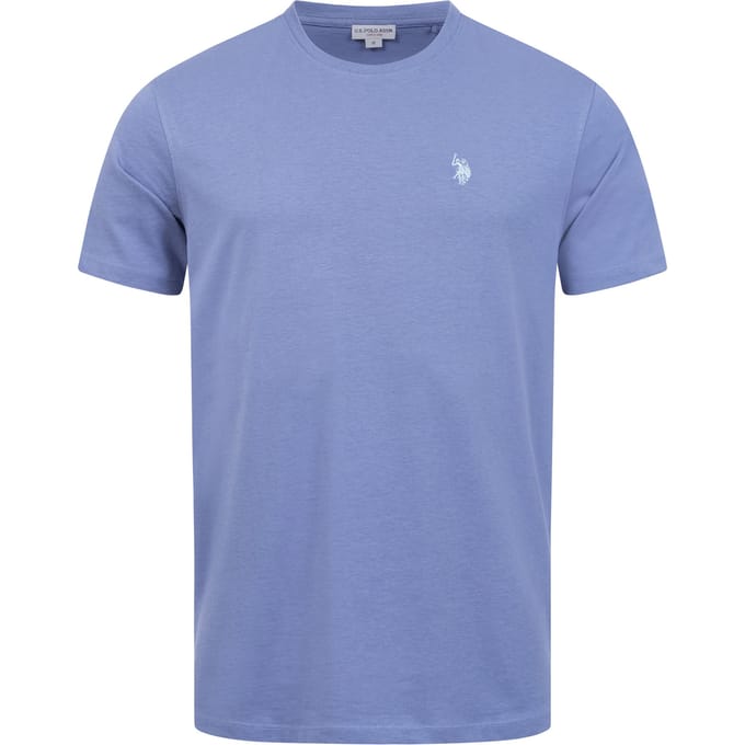 U.S. Polo Assn. heren basic T-shirt van 100% katoen