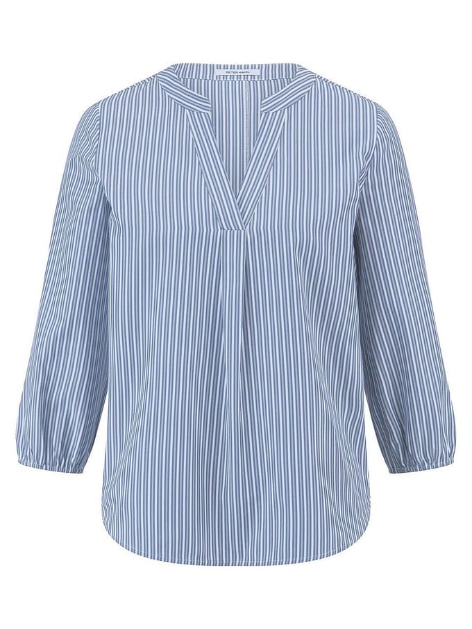 Blouse Van Peter Hahn blauw