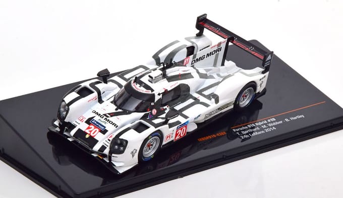 Porsche 919 Hybrid No.20, 24Hrs Le Mans 2014 Bernhard/Webber/Hartley 1-43 Ixo Models