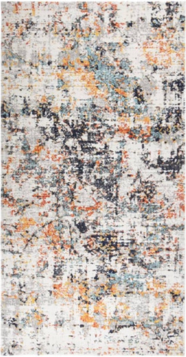 vidaXL - Buitenkleed - platgeweven - 80x150 - cm - meerkleurig