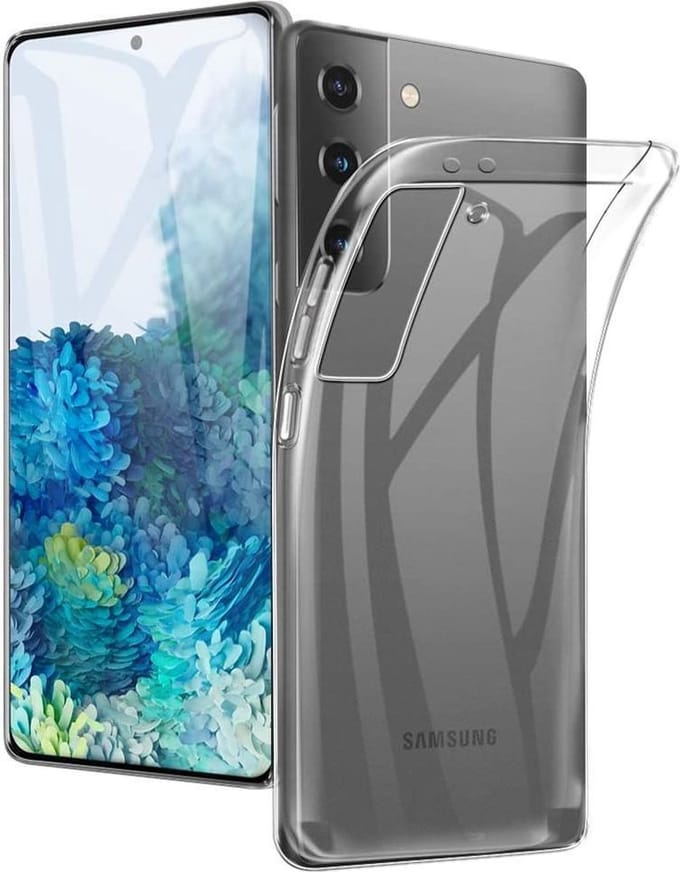DrPhone Samsung Galaxy S21 TPU Hoesje - Ultra Dun Premium Soft-Gel Case – Transparant