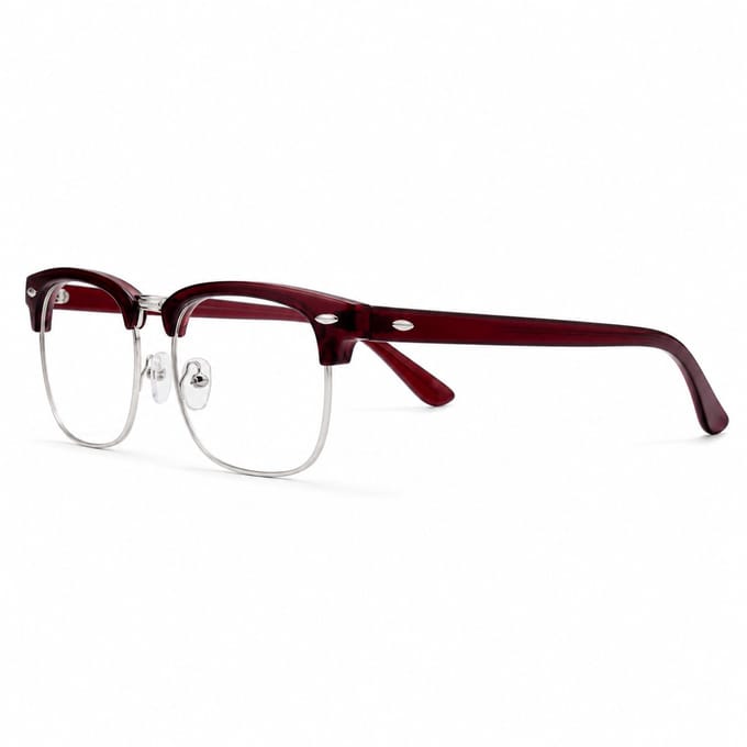 computerbril.shop® Browline | +1.00 | Bruin | Computer Bril | Beeldschermbril | Unisex Blue Light Glasses | Anti Blauw Licht