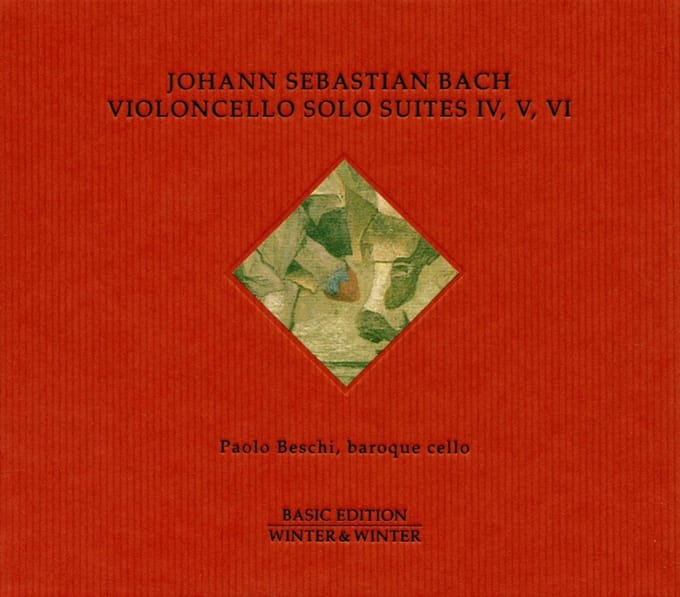 Bach: Violoncello Solo Suites IV, V, VI / Paolo Beschi