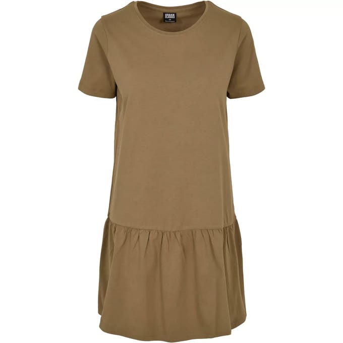 Urban Classics - Valance Tee Korte jurk - S - Groen