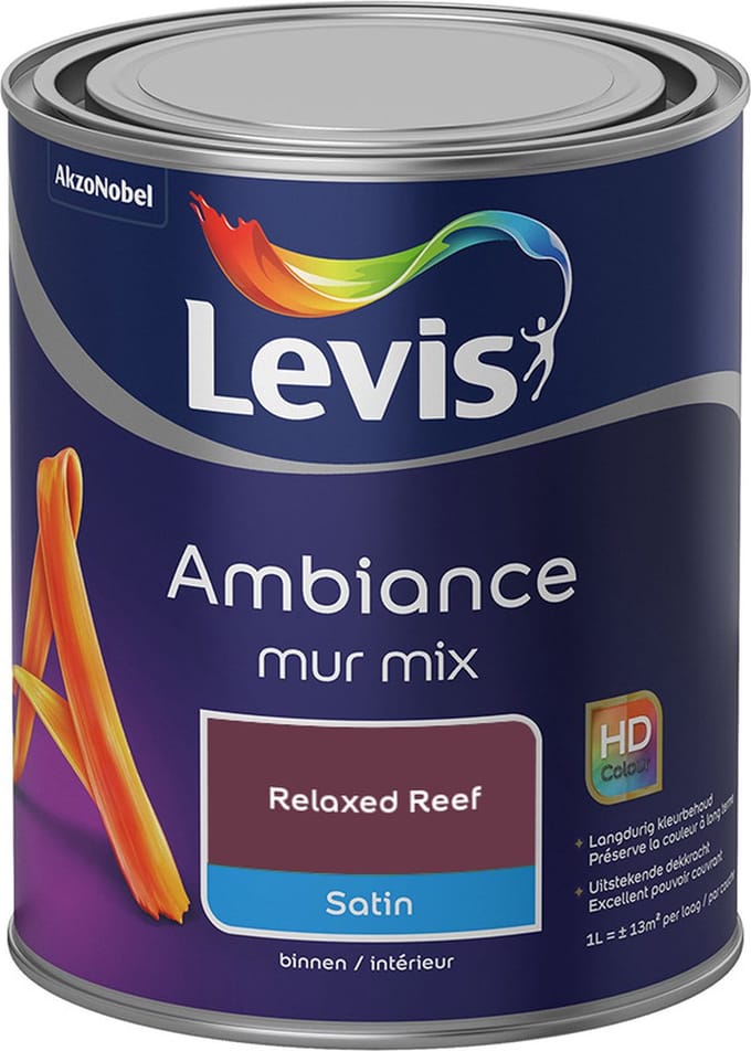 Levis - Ambiance Mur Satin Mix - Relaxed Reef - Mengverf - 1 L
