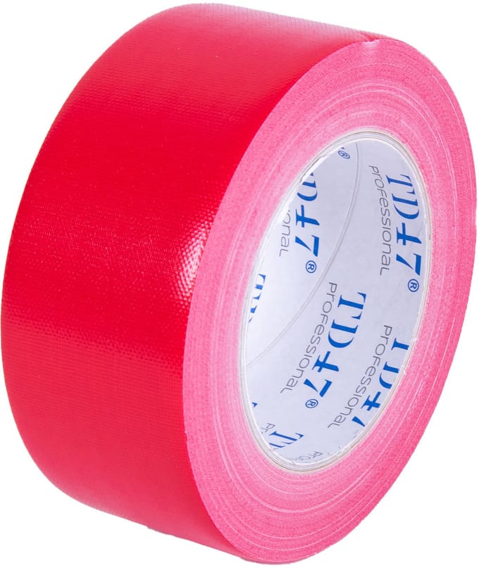 TD47 Professional Gaffa Tape 50mm x 25m Rood