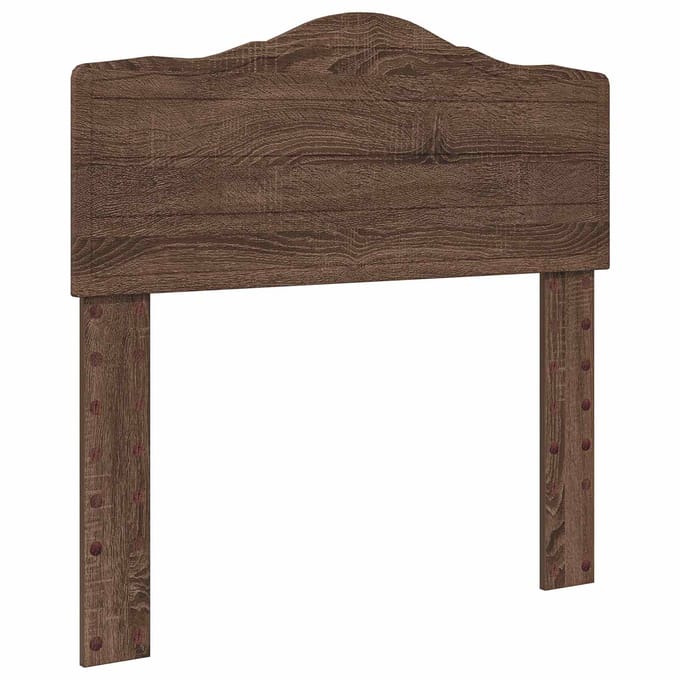 vidaXL Hoofdbord Bruin Eiken Bewerkt hout