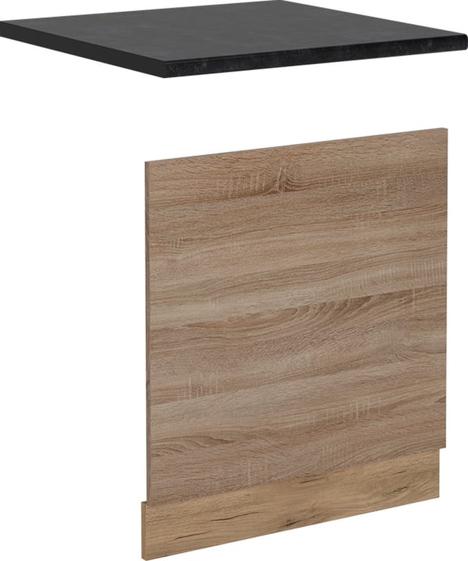 Vicco R-Line Voorpaneel vaatwasser – 60 cm, WB Antraciet Sonoma