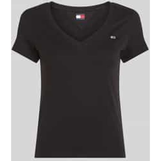 T-shirt met klein logodetail