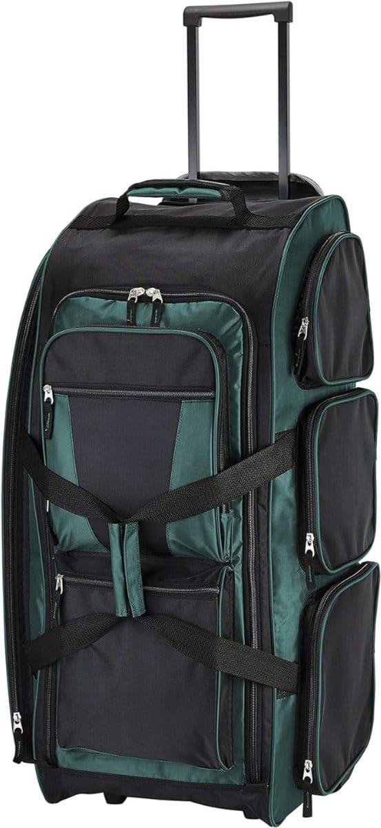 VLSelect® Weekendtas met wieltjes - Reistas - Wieltas - 60L