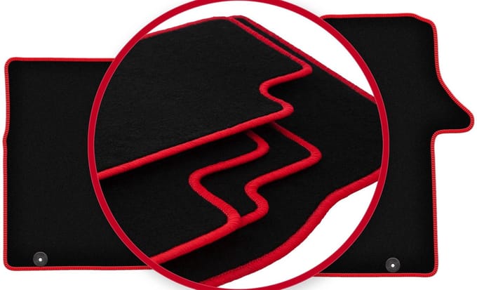 CARLUX-RED automatten voor: Renault Trafic III bestelwagen (2014-)