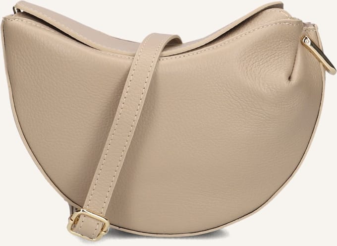 Notre-V Cookie Schoudertassen Dames - Taupe - Maat ONESIZE