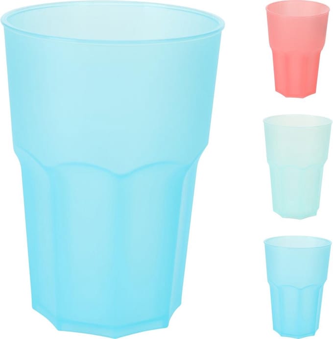 Beker kunststof Ø9xh12,5cm 480ml