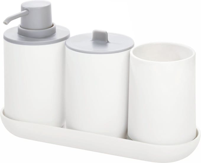 iDesign - Cade Bath Accessories Set of 4 Pieces