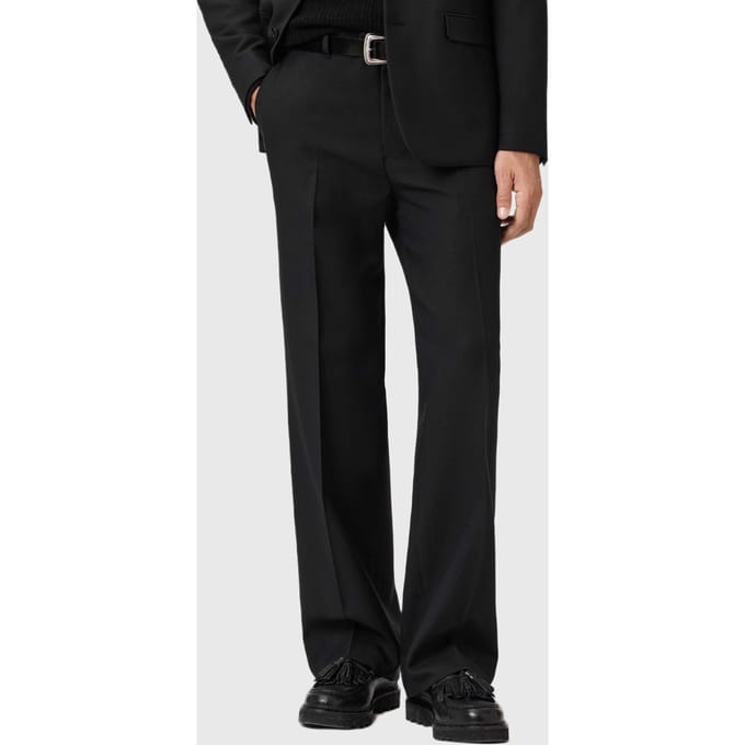 AllSaints Kido Trouser Black Maat: W38 | Tailored Broeken Outlet | Heren | Zwart