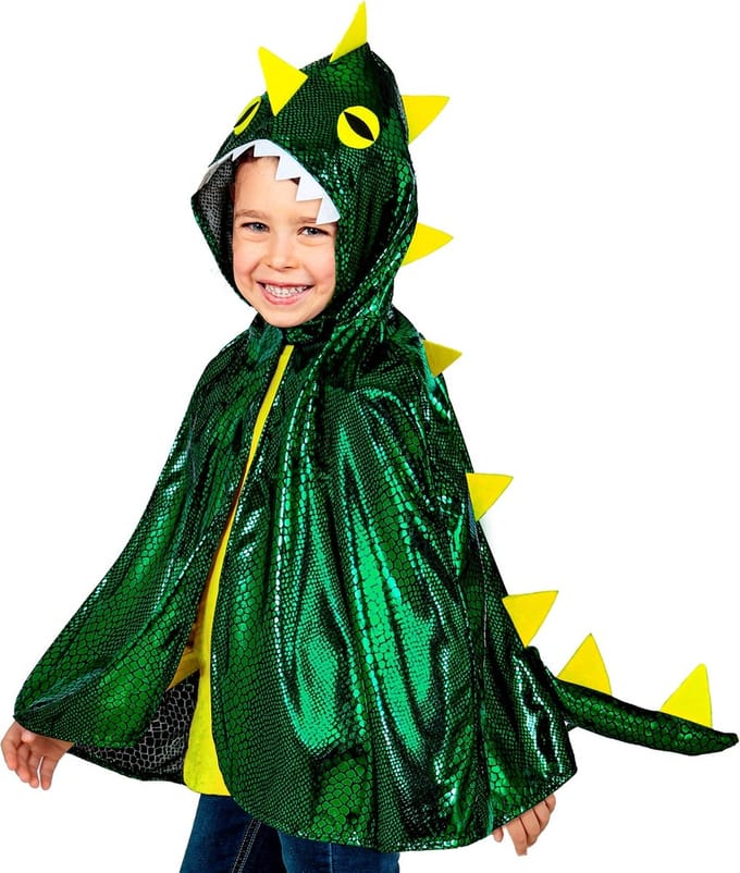 Draken cape groen kinderen