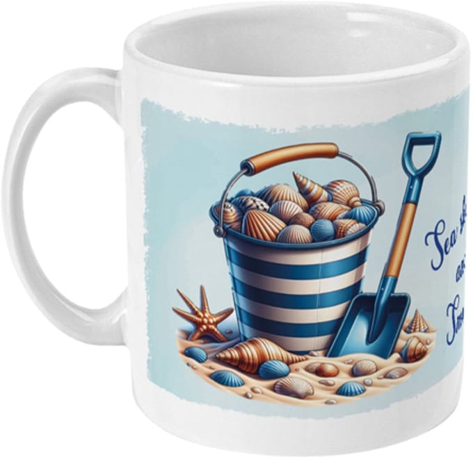 Mok | Beach Life - Seashells and Smiles | 325ml