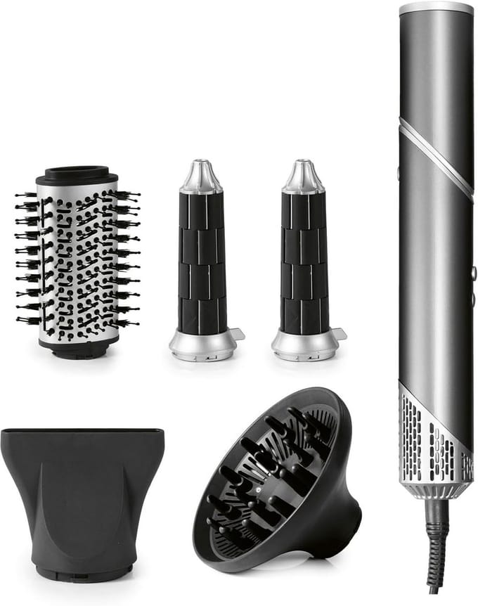 Multifunctionele Haarstyler Flex 1500 W met 5 Accessoires en 3 Temperatuurniveaus