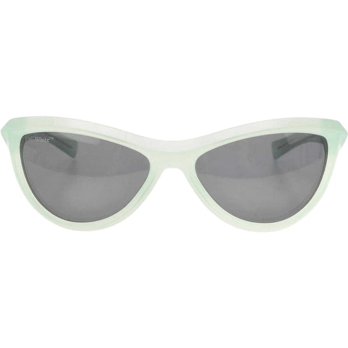 Off White Atlanta Cat Eye Zonnebril (Wintertaling/Donkergrijs)