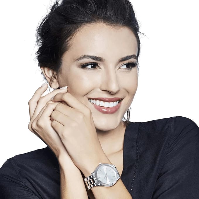 Michael Kors Dameshorloge Kwarts Zwart & Zilver