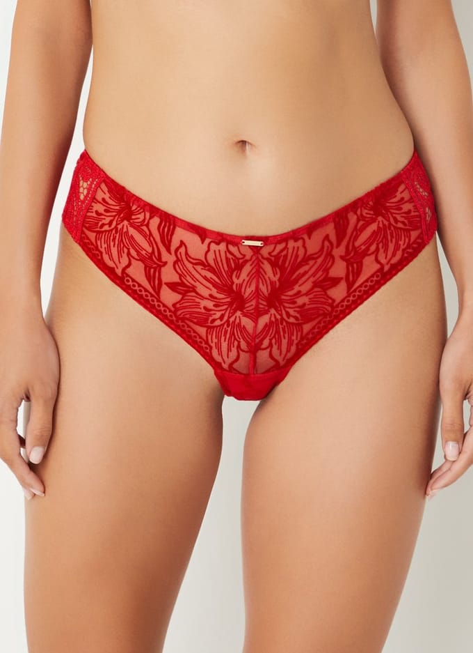 Aubade Coeur à Corps - hipster - maat 42 - rouge rebelle - 1B94