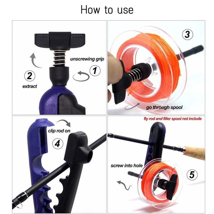 Vislijnwinder Draagbare Baitcasting Spinning Reel Lijnspoeler Machine ABS Spoelen Karpervissen Uitrustingen Windgereedschap
