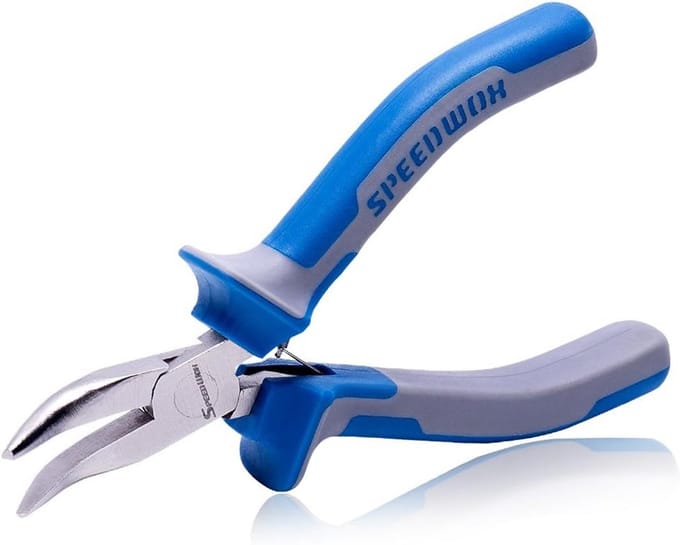 Mini Gebogen Neus Tang - Professionele Gereedschap voor Sieraden Maken