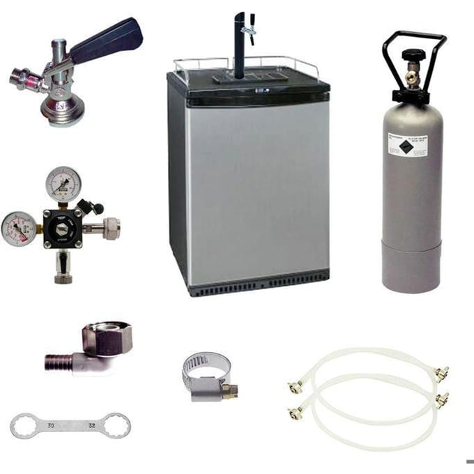 Bier tapkraan - KegMaster® - Complete set - Bierzuil - Compensatiekraan - NC Adapter