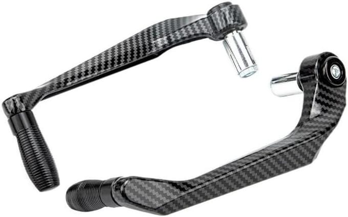 Motorfiets Remhendelbeschermer Aluminiumlegering Multicolor 2 stuks(Black 1pair)