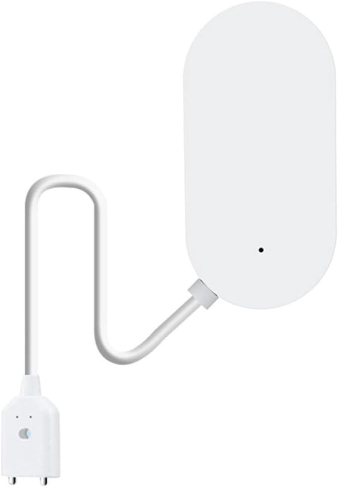 Waterniveausensor - Waterdetector Lek - Huis Beveiligen - Realtimemeldingen App - 1 meter kabel - Wit