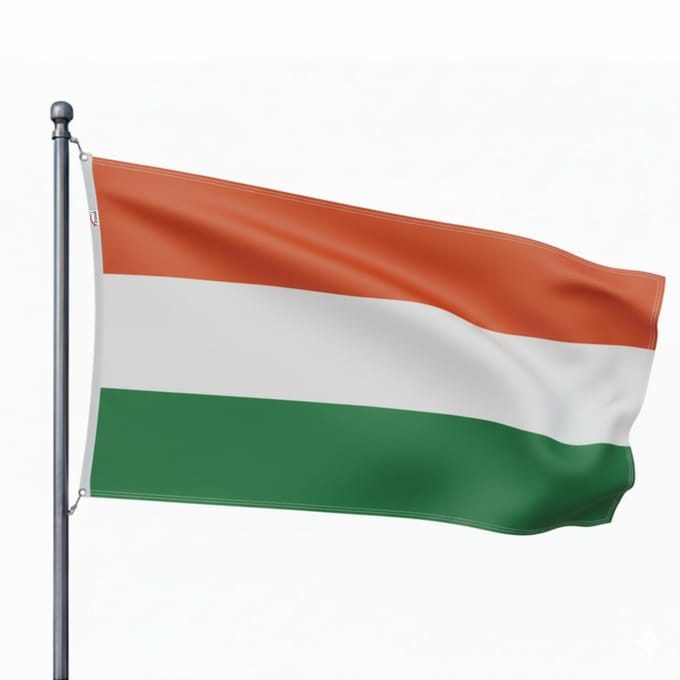 Trasal - vlag Hongarije - hongaarse vlag 150x90cm