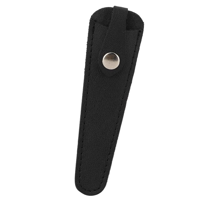 Professionele PU Lederen Scharen Tas Draagbare Scharen Opberg Houder Etui Kappersgereedschap Zwart zwart