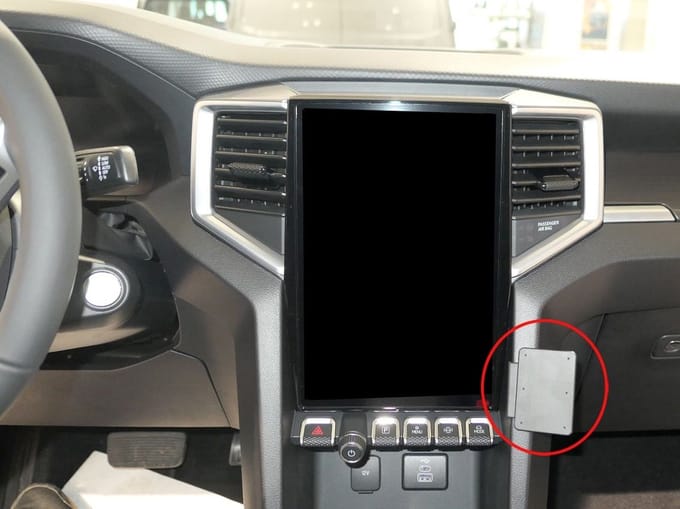 Brodit ProClip houder geschikt voor Volkswagen Amarok 2024 - Angled mount
