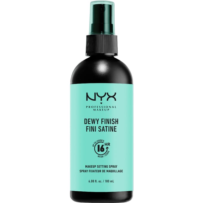 NYX Professional Makeup Fixatiespray - Dewy Finish Langhoudend Maxi Formaat