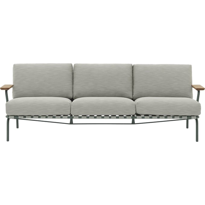 Muuto Settle 3-zitsbank voor buiten - MuutoRibbedWeave2