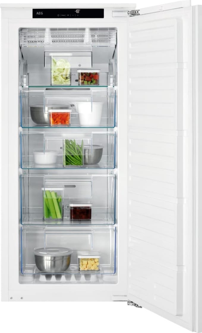 AEG TAB7N12EF Inbouw Vriezer 122 cm - NoFrost - 122 Liter - Energieklasse E - TouchControl
