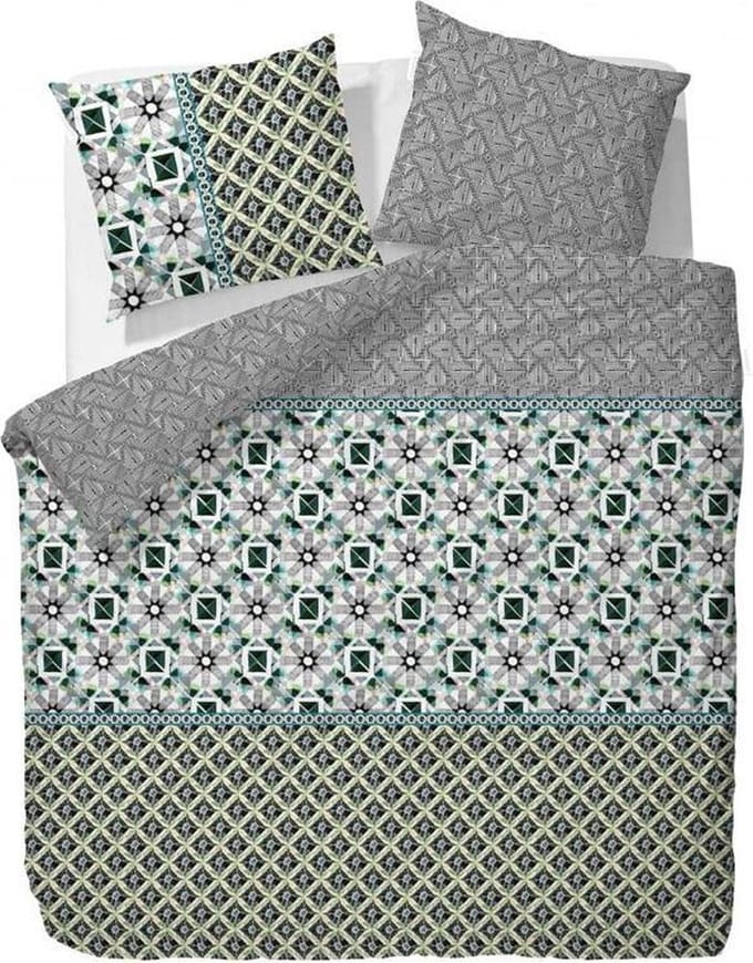 Essenza Meya Dekbedovertrek - 150x210 + 50x60 cm - Green