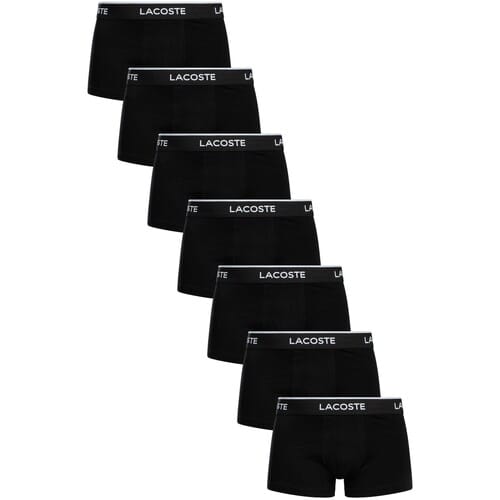 Lacoste Stretchcotton Trunk Boxershorts Heren (7-pack) - Maat S