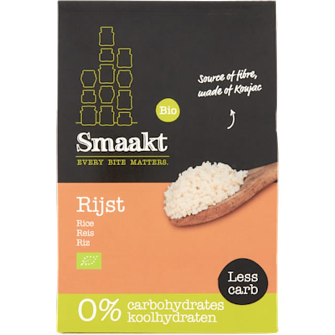Smaakt Rijst 0% Koolhydraten Bio 270GR