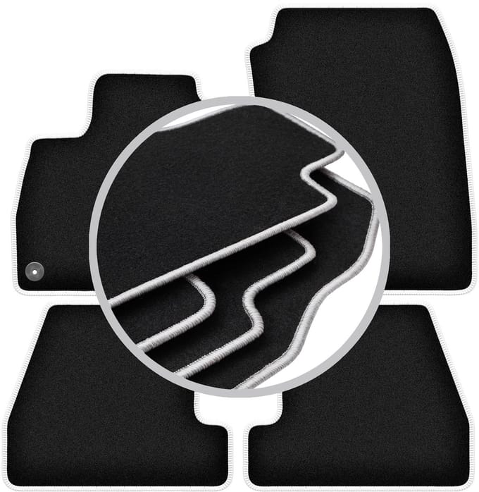 CARLUX-SILVER automatten voor: Ford Focus MK3 hatchback, sedan, stationwagen (2010-2018)