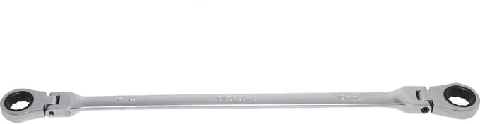 BGS Ratel knie ringsleutel - 17 x 19 mm