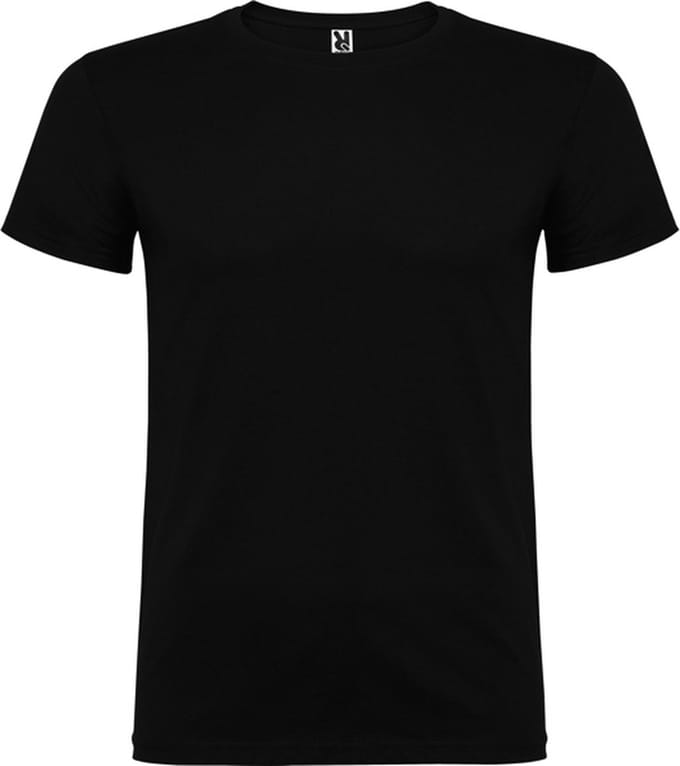 Zwart 5 pack t-shirts Roly Beagle maat L