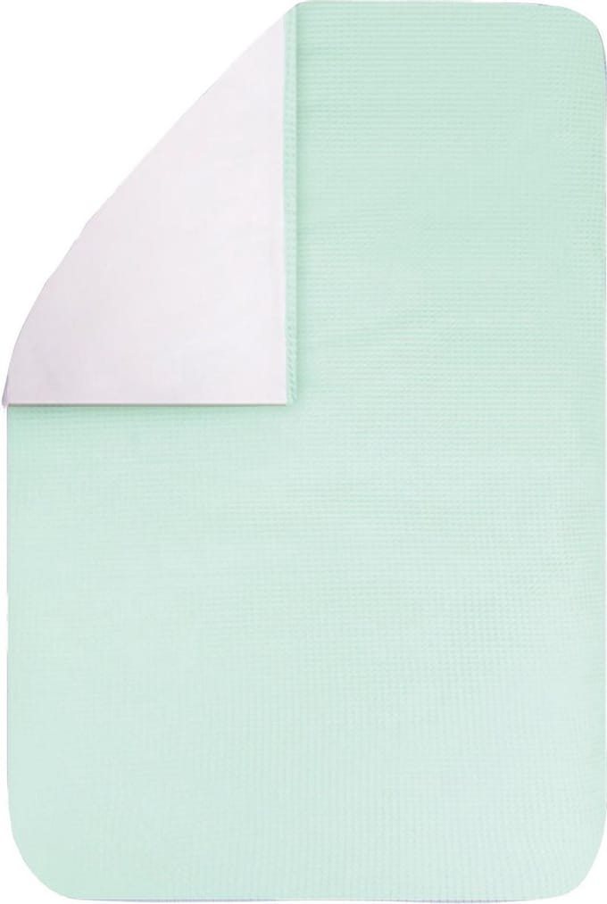 BINK Bedding Dekbedovertrek Wafel (Pique) Mint 80 x 60 (zonder sloop)